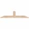 Ekena Millwork Portland Smooth Timber Gable Bracket, Douglas Fir, 60"W x 20"H x 1 1/2"D x 5 1/2"F, 8/12 Pitch GBW060X20X0206POR00SDF - alternate 4
